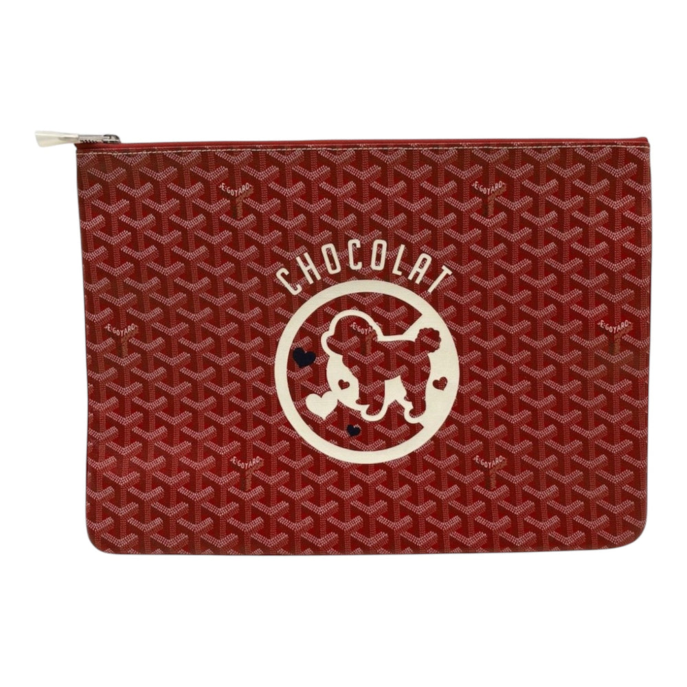 Goyard Senat GM Clutch Chocolat Special Edition Pouch | New | AGLR LLC