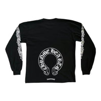 Chrome Hearts Horseshoe Long Sleeve T-Shirt Black | NEW | AGLR LLC