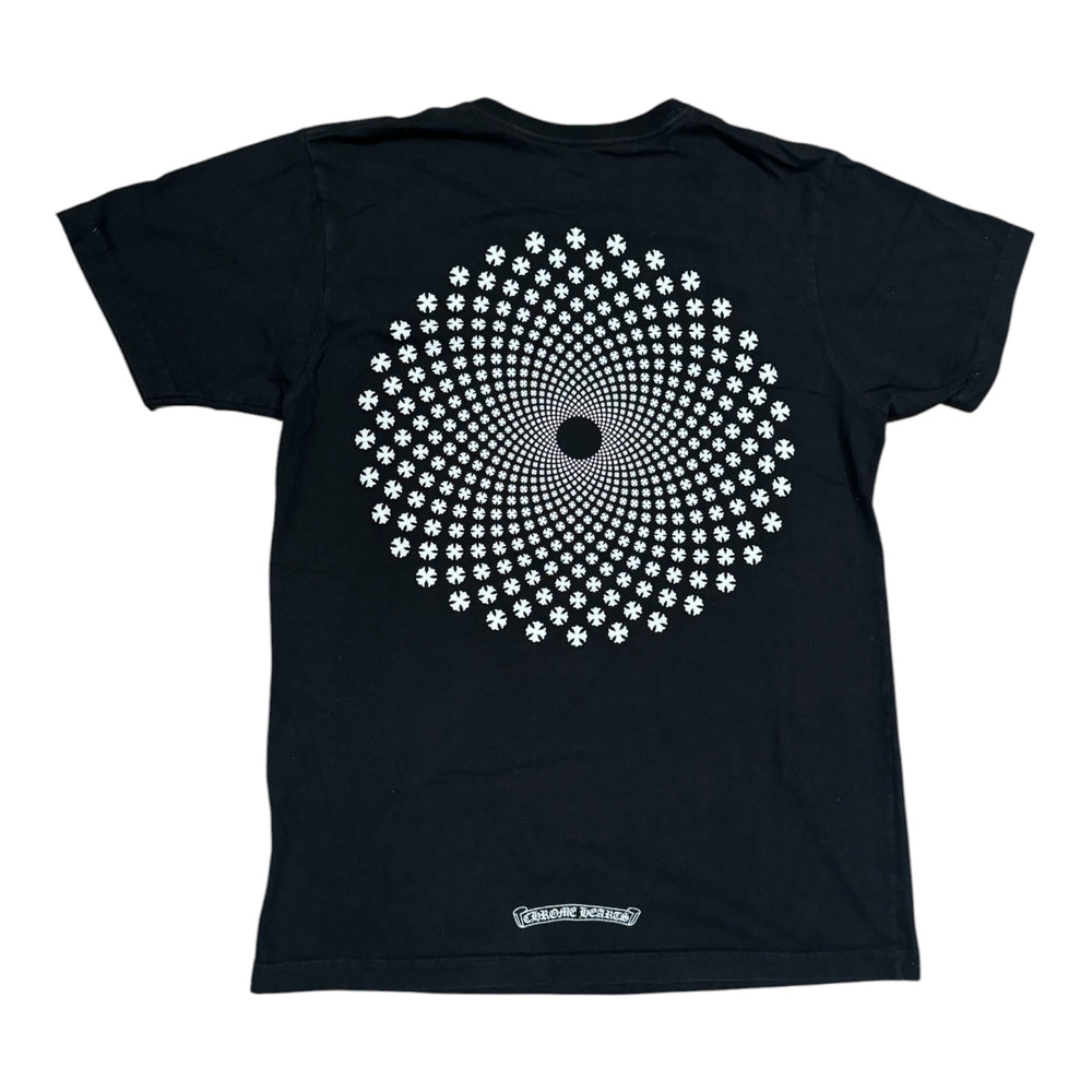 Chrome Hearts Spiral Plus Cross Pocket Tee Black | Used | AGLR LLC