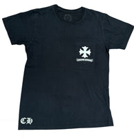 Chrome Hearts Spiral Plus Cross Pocket Tee Black | Used | AGLR LLC