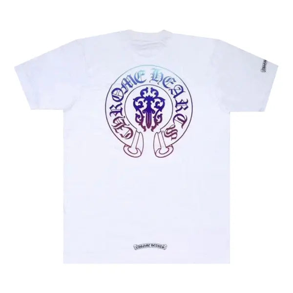 Chrome Hearts Gradient Horseshoe Dagger T-Shirt White | New | AGLR LLC