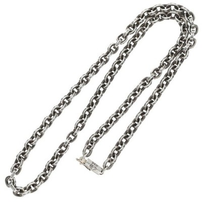 Chrome Hearts 18" Paper Chain Necklace Silver | New | AGLR LLC