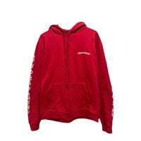 Chrome Hearts Scroll Script Pullover Hoodie Red | Gently Used | AGLR LLC