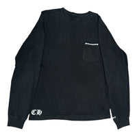 Chrome Hearts Made in Hollywood Plus Cross L/S Pocket Tee Black | Gently Used | AGLR LLC