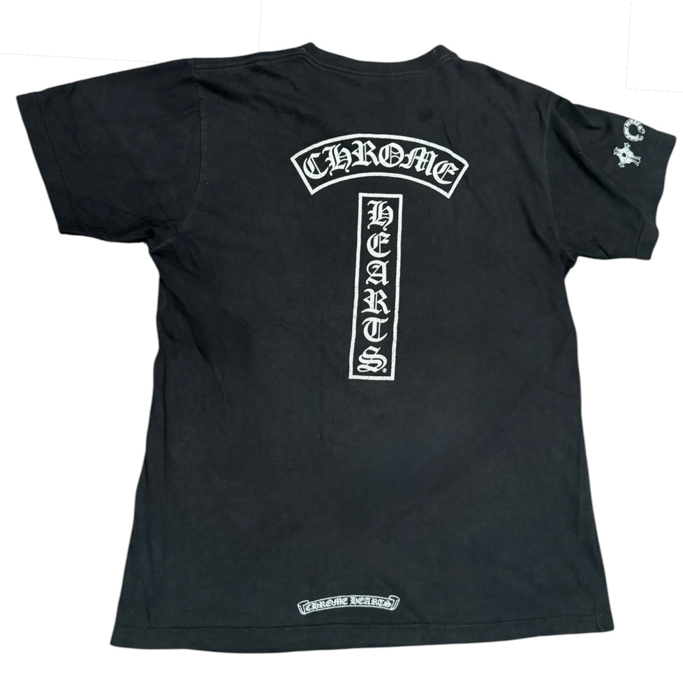 Chrome Hearts T-Bar Horseshoe Pocket Tee Black | Used | AGLR LLC