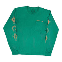 Chrome Hearts Horseshoe Long Sleeve T-Shirt Green/Orange Large | Used | AGLR LLC