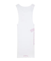 Chrome Hearts T-Bar Ribbed Tank Top White/Pink | NEW | AGLR LLC
