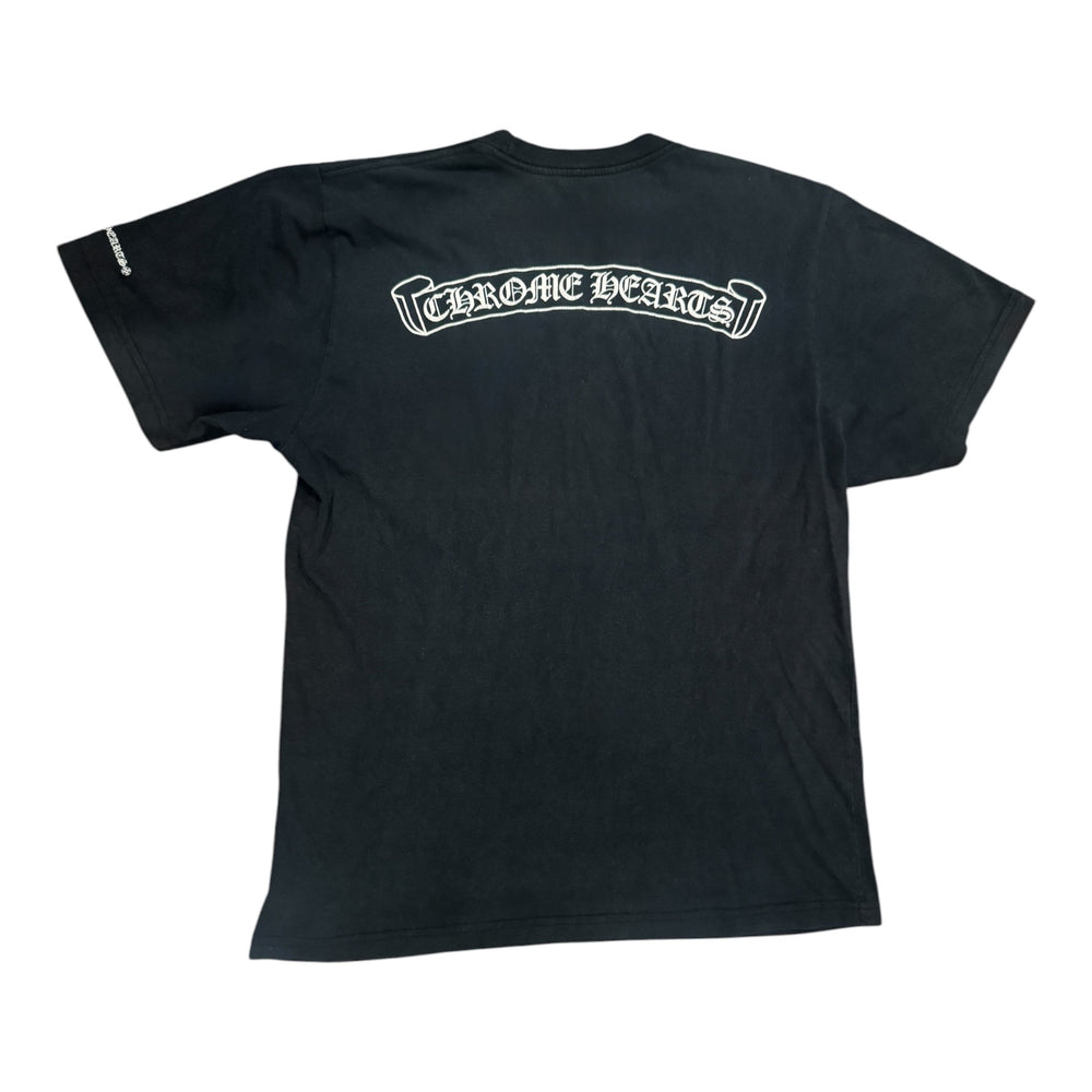 Chrome Hearts Scroll Logo T-Shirt Black | Used | AGLR LLC