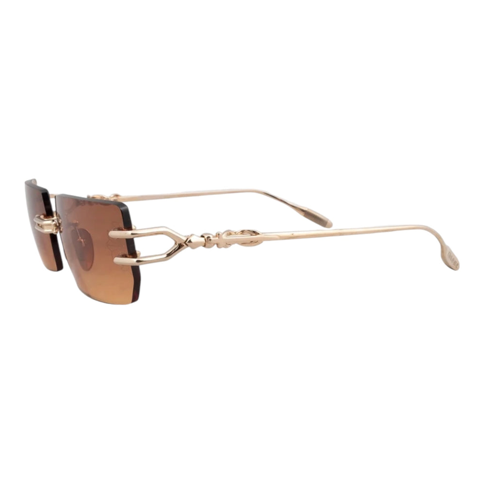 Chrome Hearts Lordie Sunglasses Gold | New | AGLR LLC