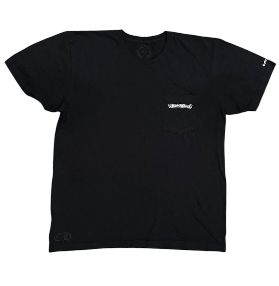 Chrome Hearts Fuck You Scroll Logo Pocket Tee Black | Used | AGLR LLC