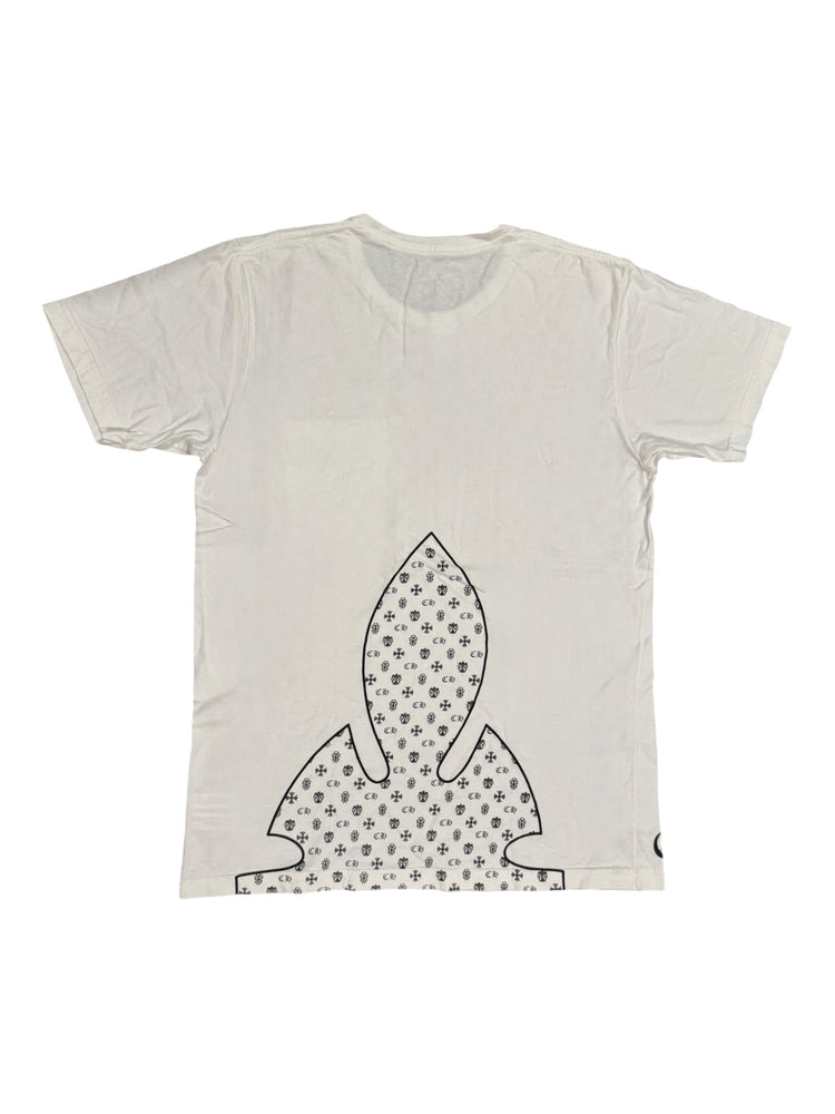 Chrome Hearts Vintage Fleur Pocket Tee Cream | Gently Used | AGLR LLC