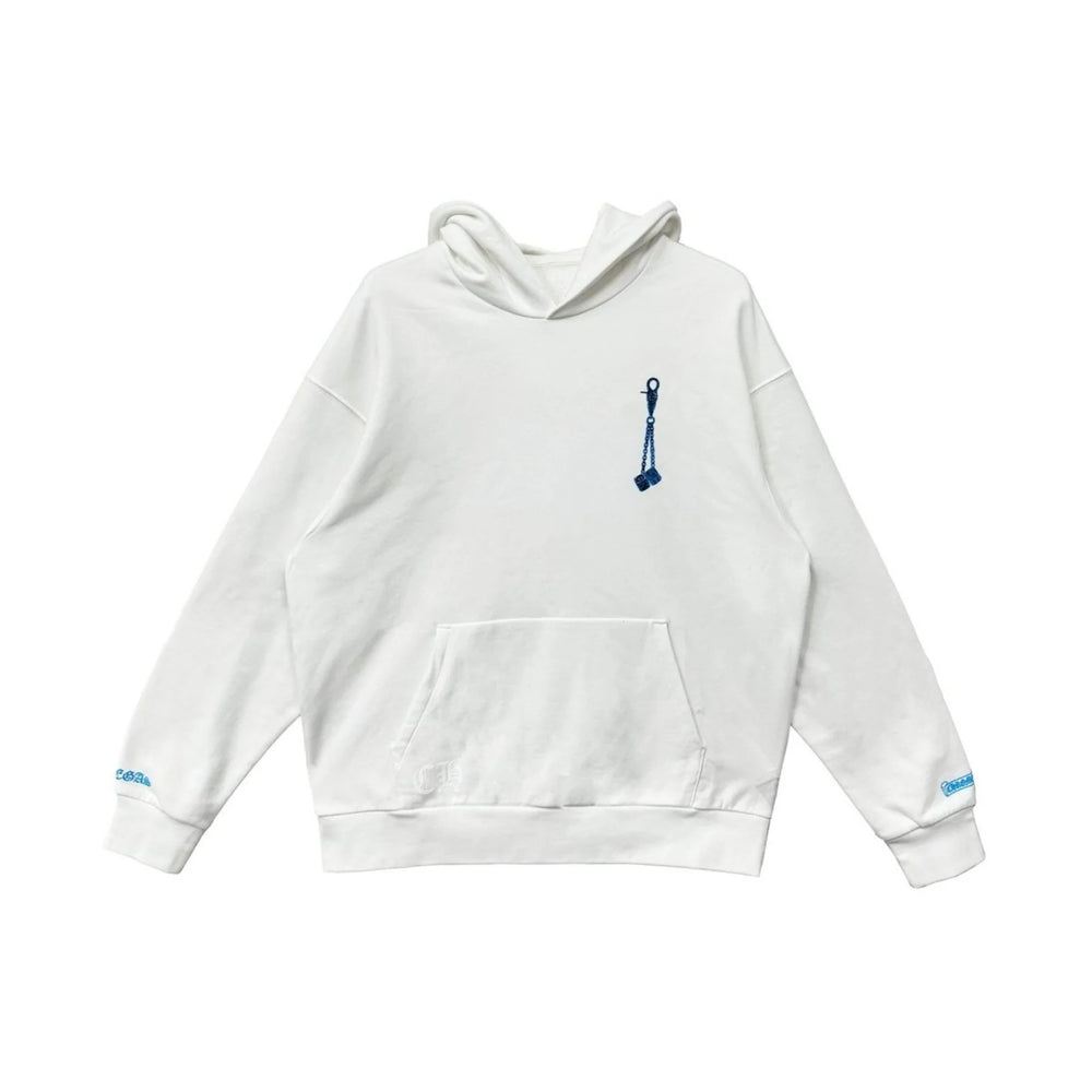 Chrome Hearts Las Vegas Exclusive Dice Pullover Hoodie White