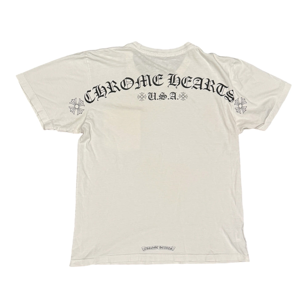 Chrome Hearts USA Logo Pocket T-Shirt White Medium | Gently Used | AGLR LLC