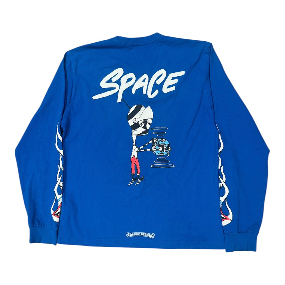 Chrome Hearts x Matty Boy Space Long-Sleeve T-Shirt Blue | Gently Used | AGLR LLC
