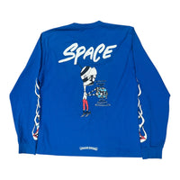 Chrome Hearts x Matty Boy Space Long-Sleeve T-Shirt Blue | Gently Used | AGLR LLC