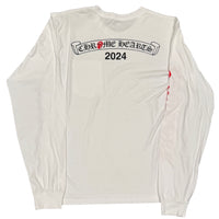 Chrome Hearts x Rolling Stones 2024 New York L/S Pocket Tee White | Like New | AGLR LLC
