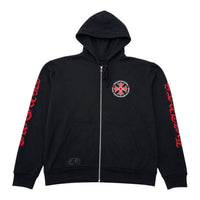Chrome Hearts Made In Hollywood Plus Cross Zip Up Hoodie - Large