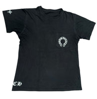 Chrome Hearts T-Bar Horseshoe Pocket Tee Black | Used | AGLR LLC