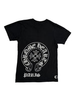 Chrome Hearts Paris Exclusive Horseshoe Pocket Tee Black | Used | AGLR LLC