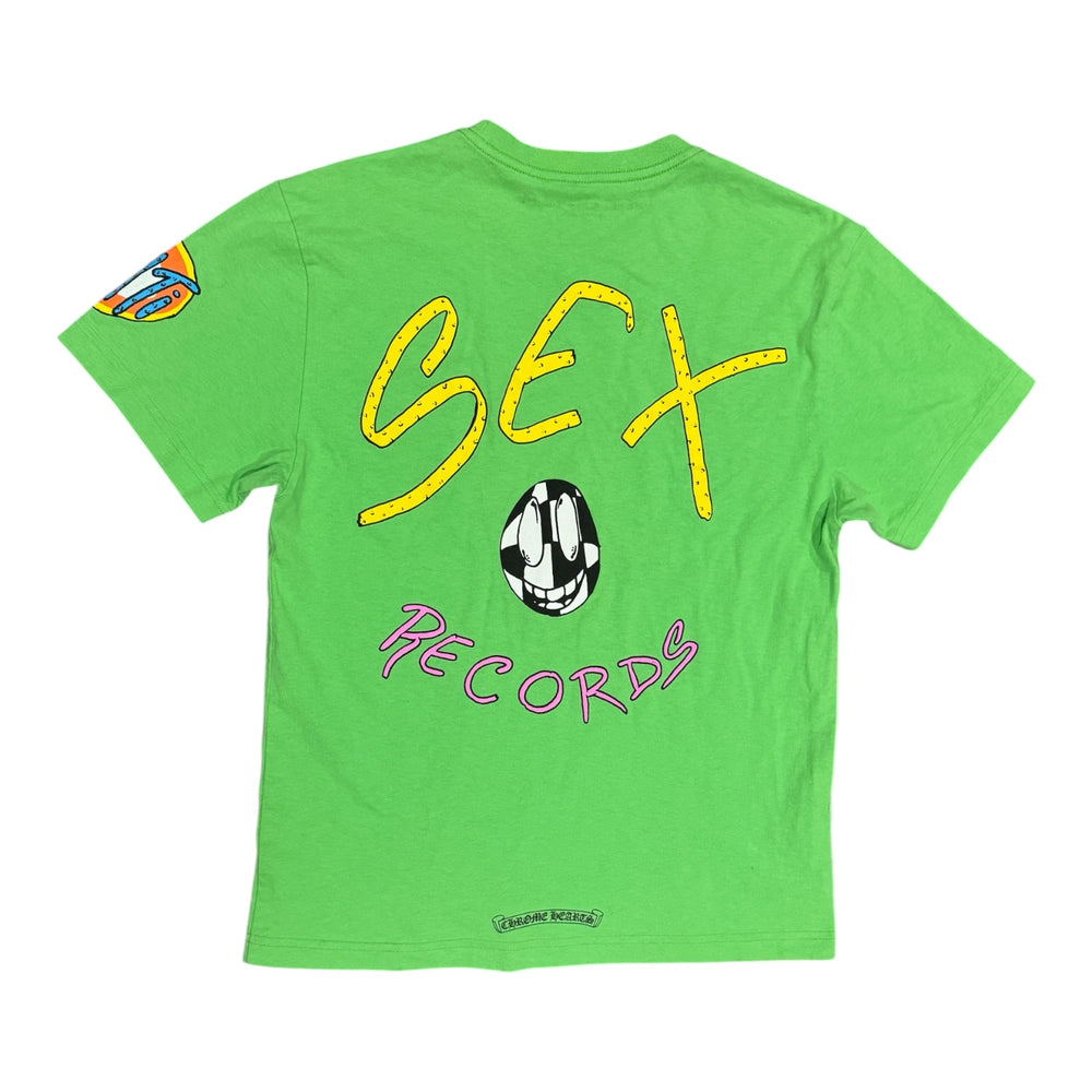 Chrome Hearts x Matty Boy Sex Records T-Shirt Green | Like New | AGLR LLC