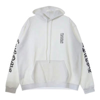 Chrome Hearts Vertical Logo Hoodie White | NEW | AGLR LLC