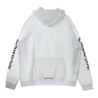 Chrome Hearts Vertical Logo Hoodie White | NEW | AGLR LLC