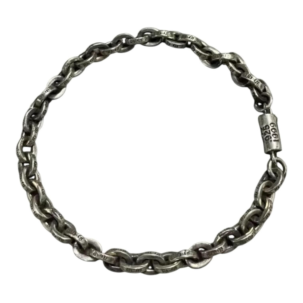 Chrome Hearts 8" Paper Chain Bracelet Silver | New | AGLR LLC