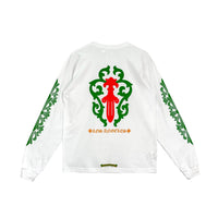 Chrome Hearts Los Angeles Exclusive Dagger L/S Pocket Tee White/Green | New | AGLR LLC