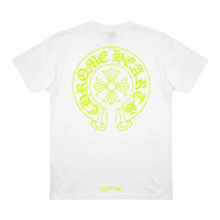 Chrome Hearts Horseshoe Logo T-Shirt White/Neon Yellow | New | AGLR LLC
